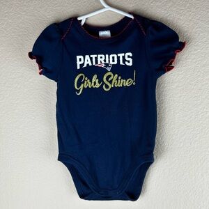 NFL New England Patriots Baby Girl One Piece Sz 6-12months